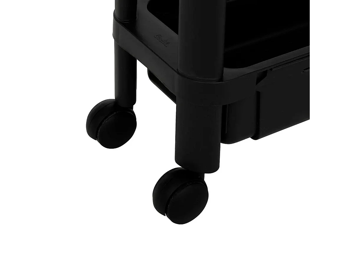 Desserte de Cuisine Extensible "Resserre" 78cm Noir