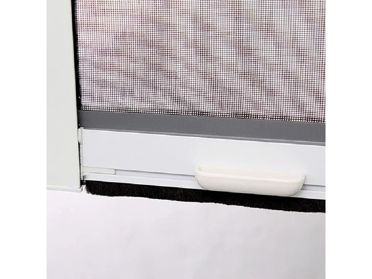 Moustiquaire enroulable STOR INSECT pour fenêtre L100 x H145 cm - Cadre PVC, toile grise
