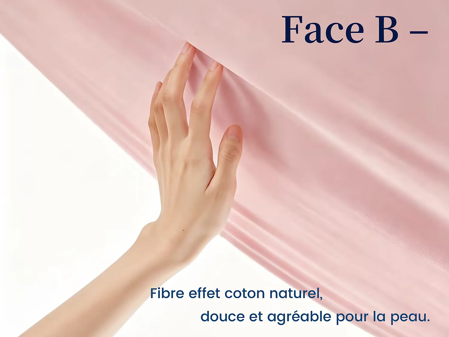 CHICASA Couette légère à technologie rafraîchissante, 140×200 cm, antibactérienne et lavable, couleur rose