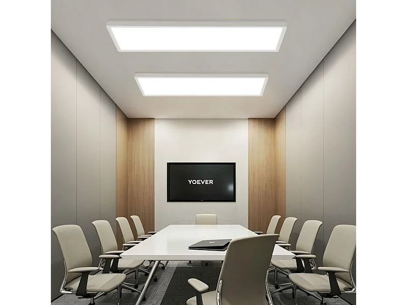 Nettlife – LED-Panel 58x20 RGB dimmbar 22W weiß Klasse C
