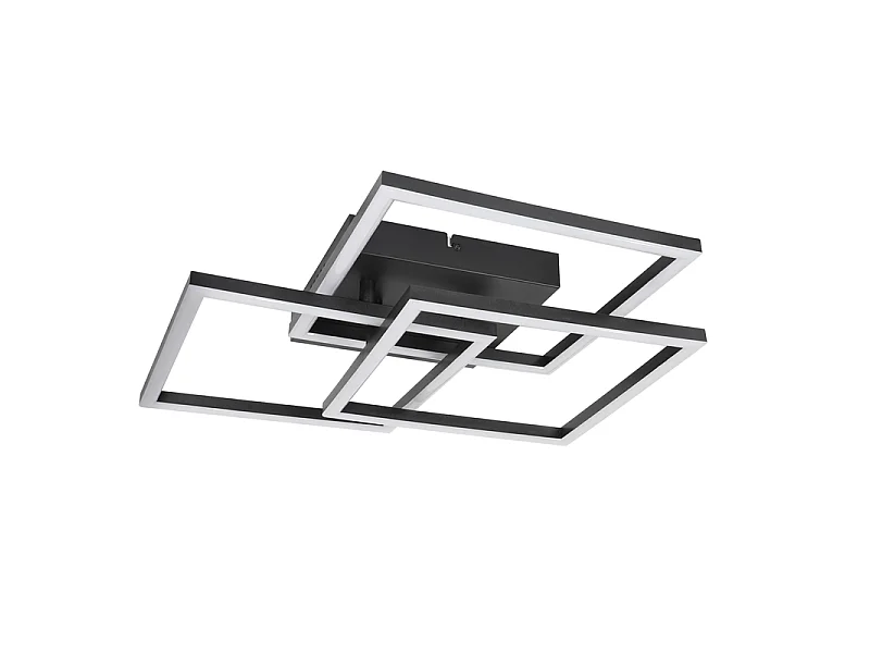 Nettlife LED Deckenleuchte Dimmbar 31W mit Fernbedienung eckig Wohnzimmer Schlafzimmer Küche Büro (Klasse D)