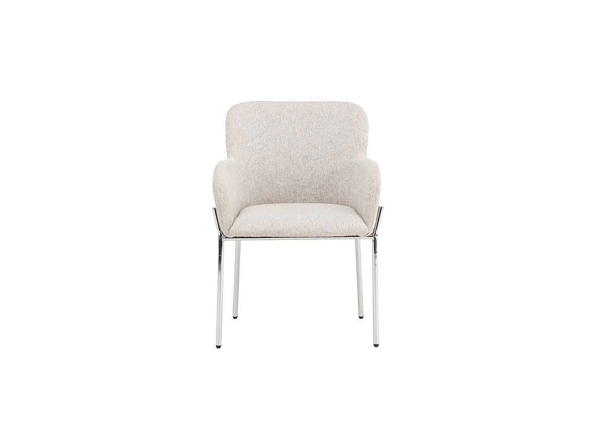 Vätö eetkamerstoel armleuning beige.