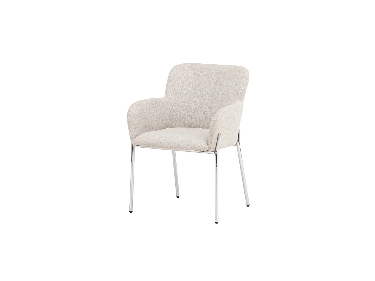 Vätö eetkamerstoel armleuning beige.