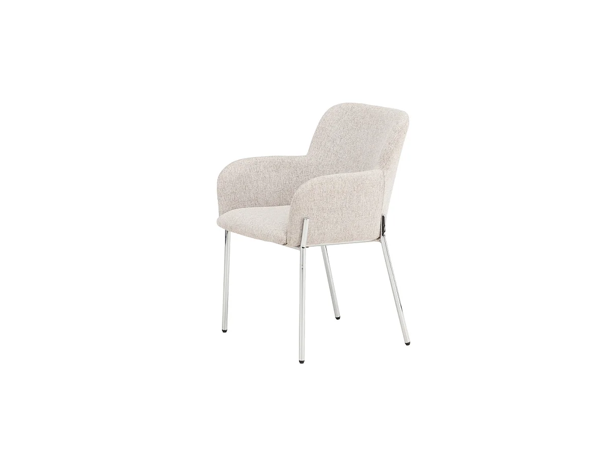 Vätö eetkamerstoel armleuning beige.
