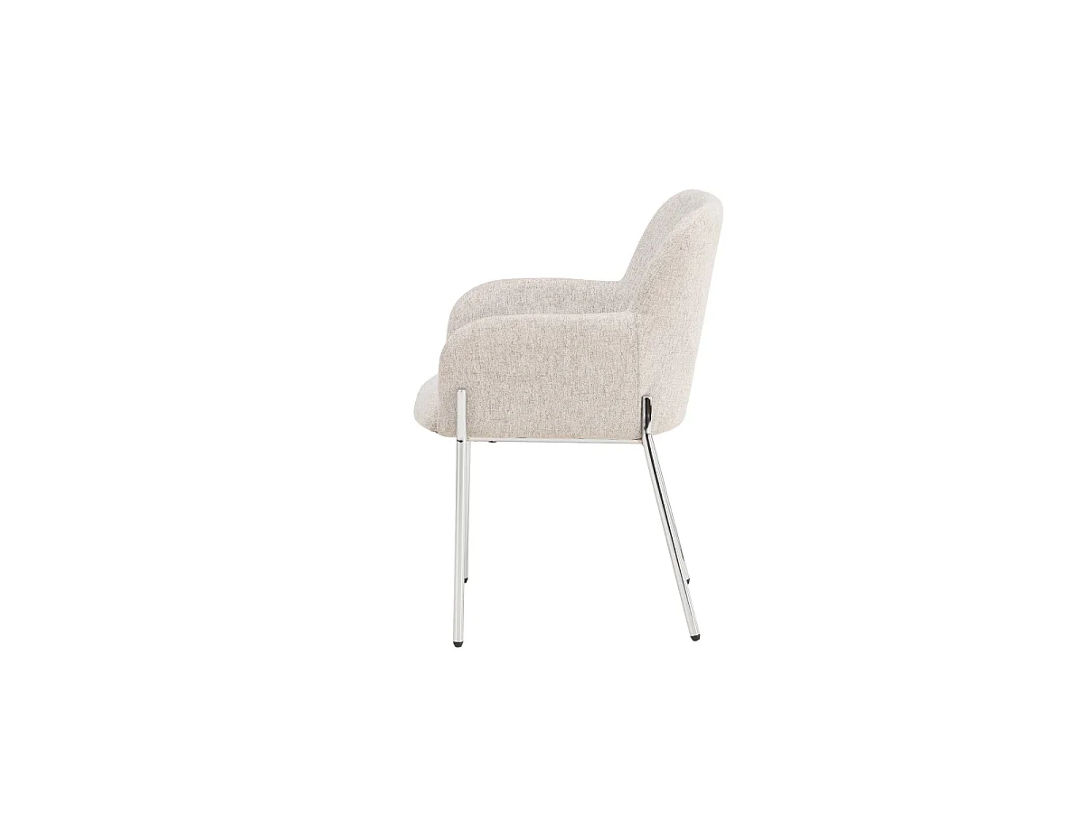 Vätö eetkamerstoel armleuning beige.