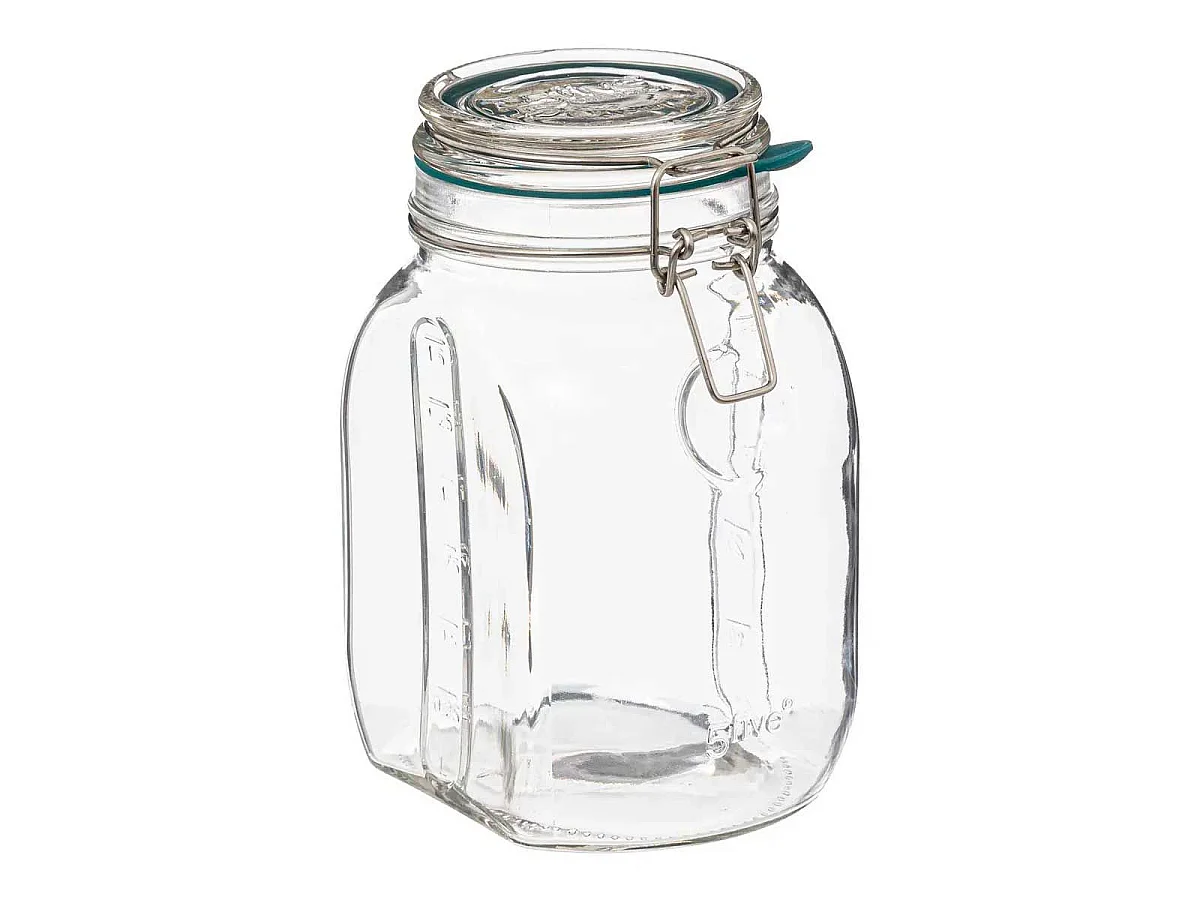 Bocal en Verre Gradué "Jarro" 1,5L Transparent
