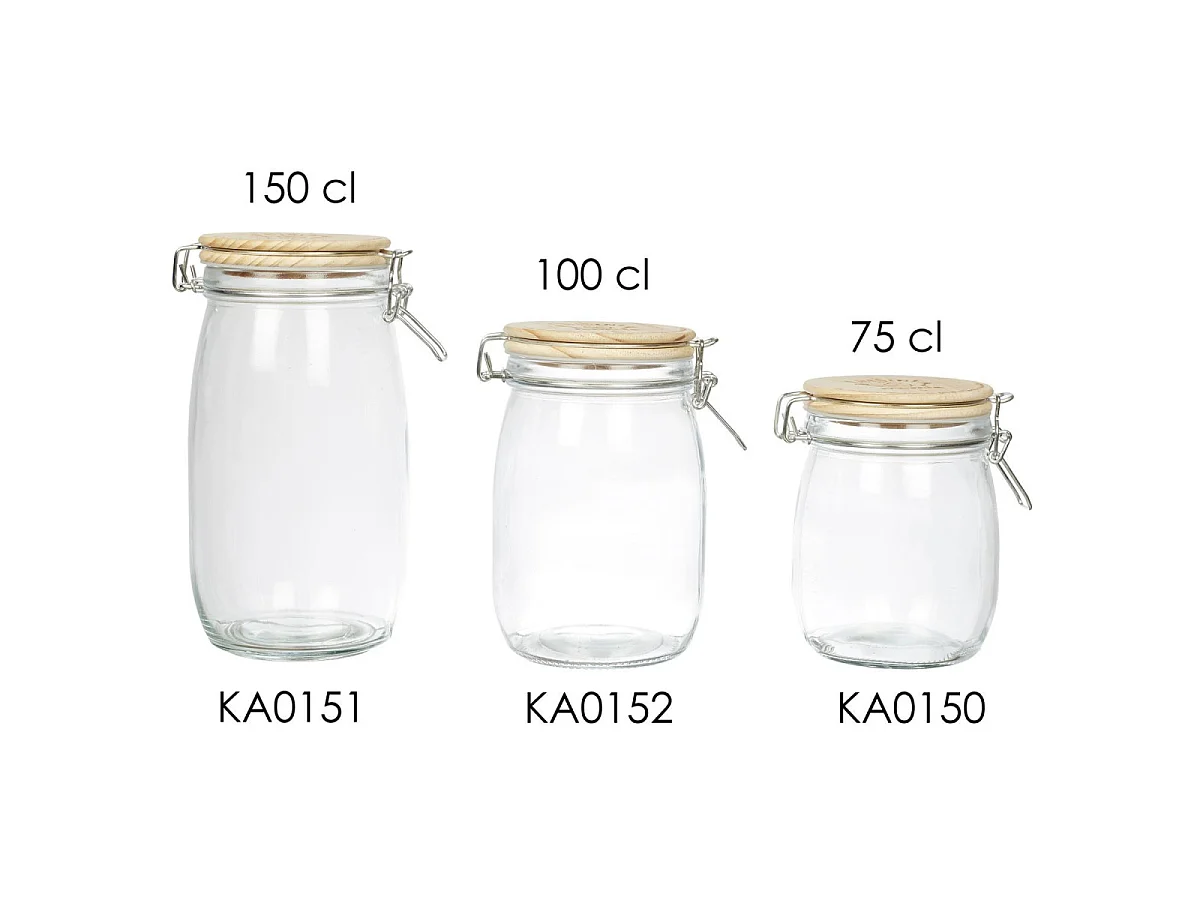 Bocal de Conservation "Mamie Lily" 0,75L Transparent