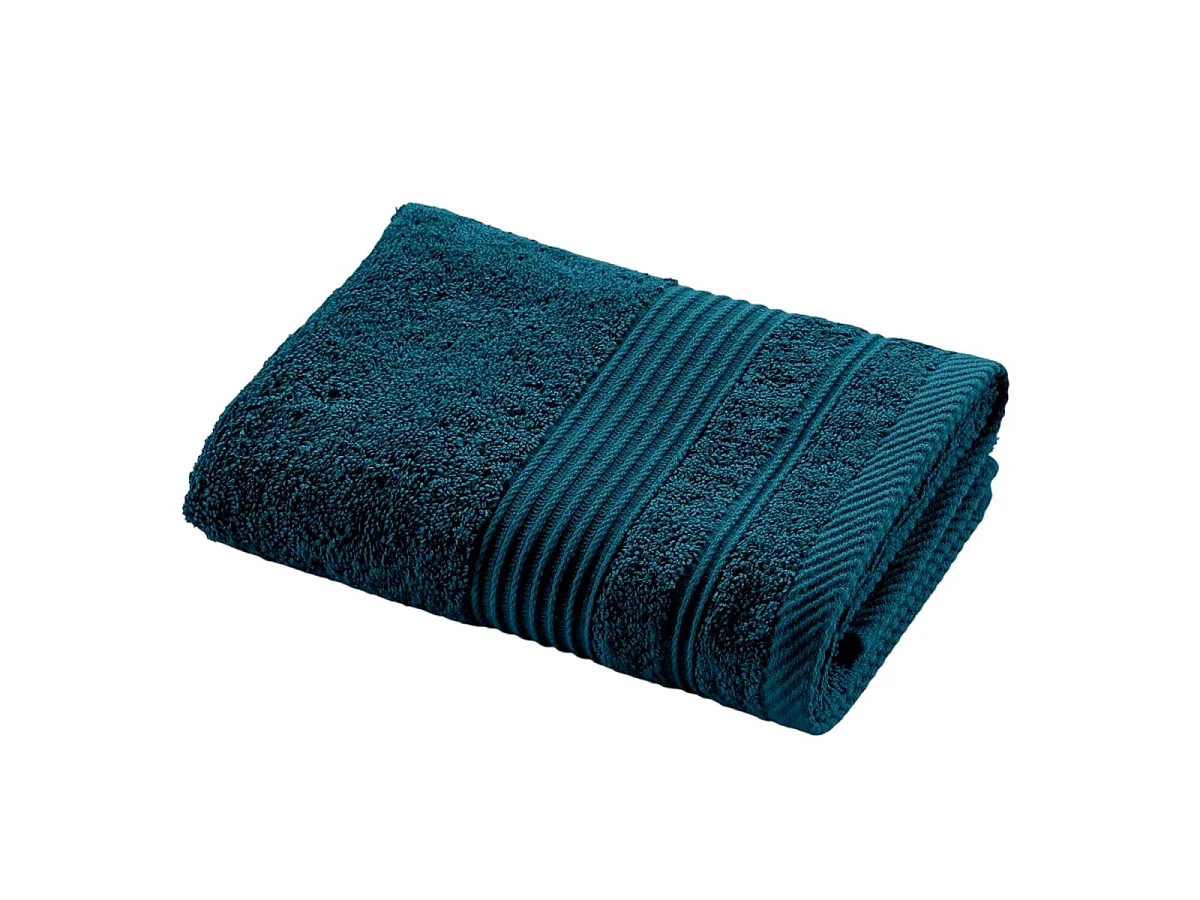 Serviette de Toilette "Tendresse " 50x90cm Bleu Indigo