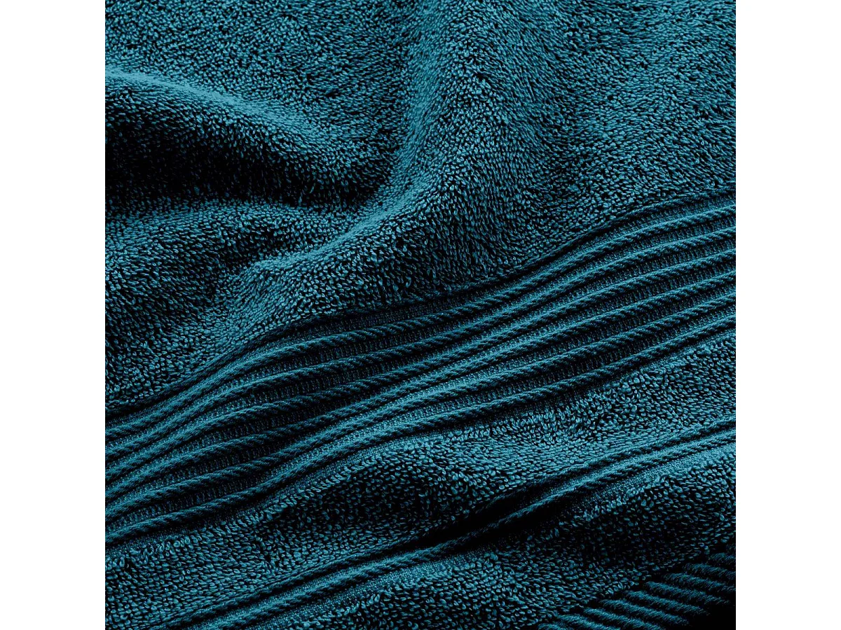 Serviette de Toilette "Tendresse " 50x90cm Bleu Indigo
