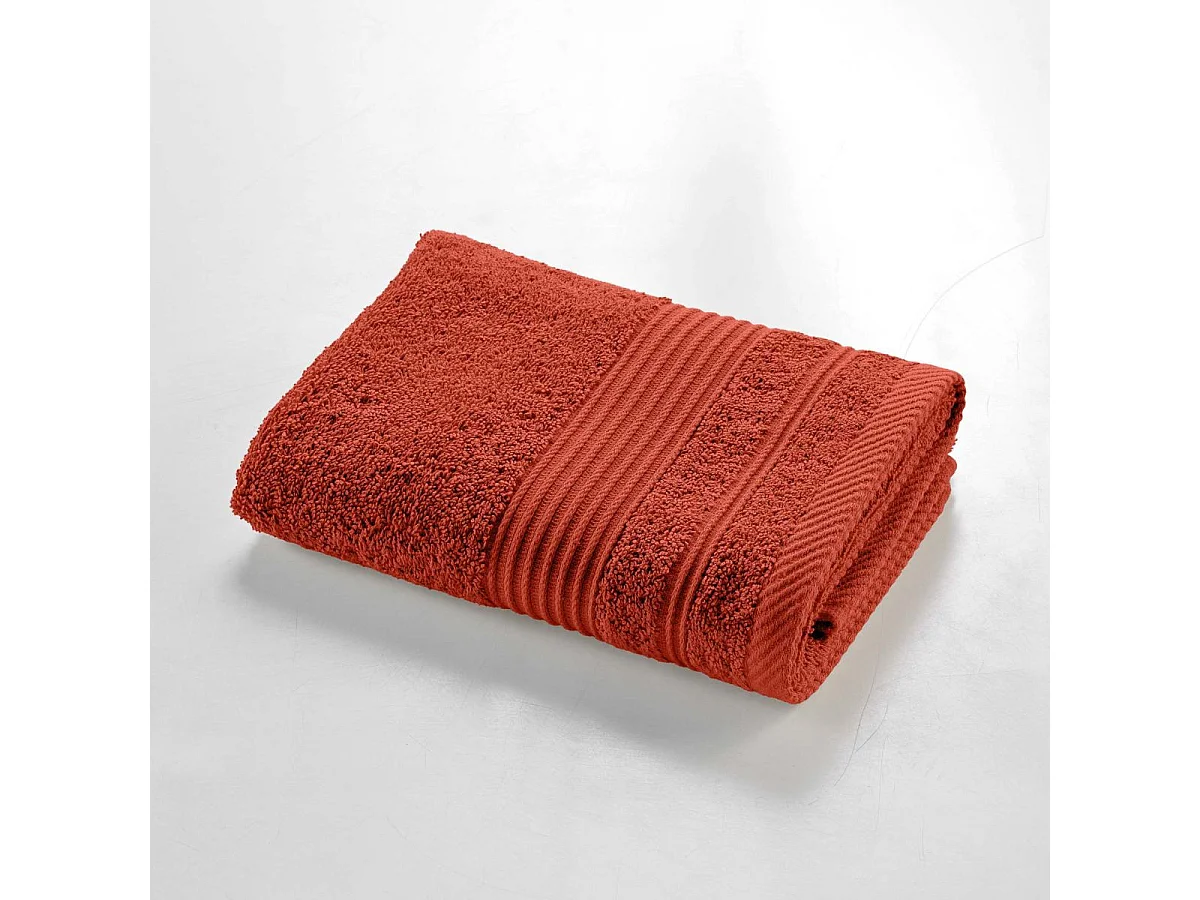 Serviette de Toilette "Tendresse " 50x90cm Rouge