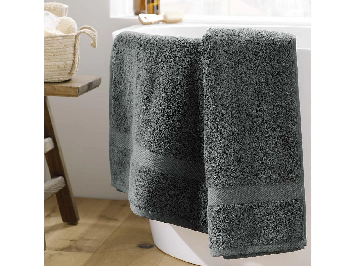 Drap de Bain "Elegance" 90x150cm Anthracite