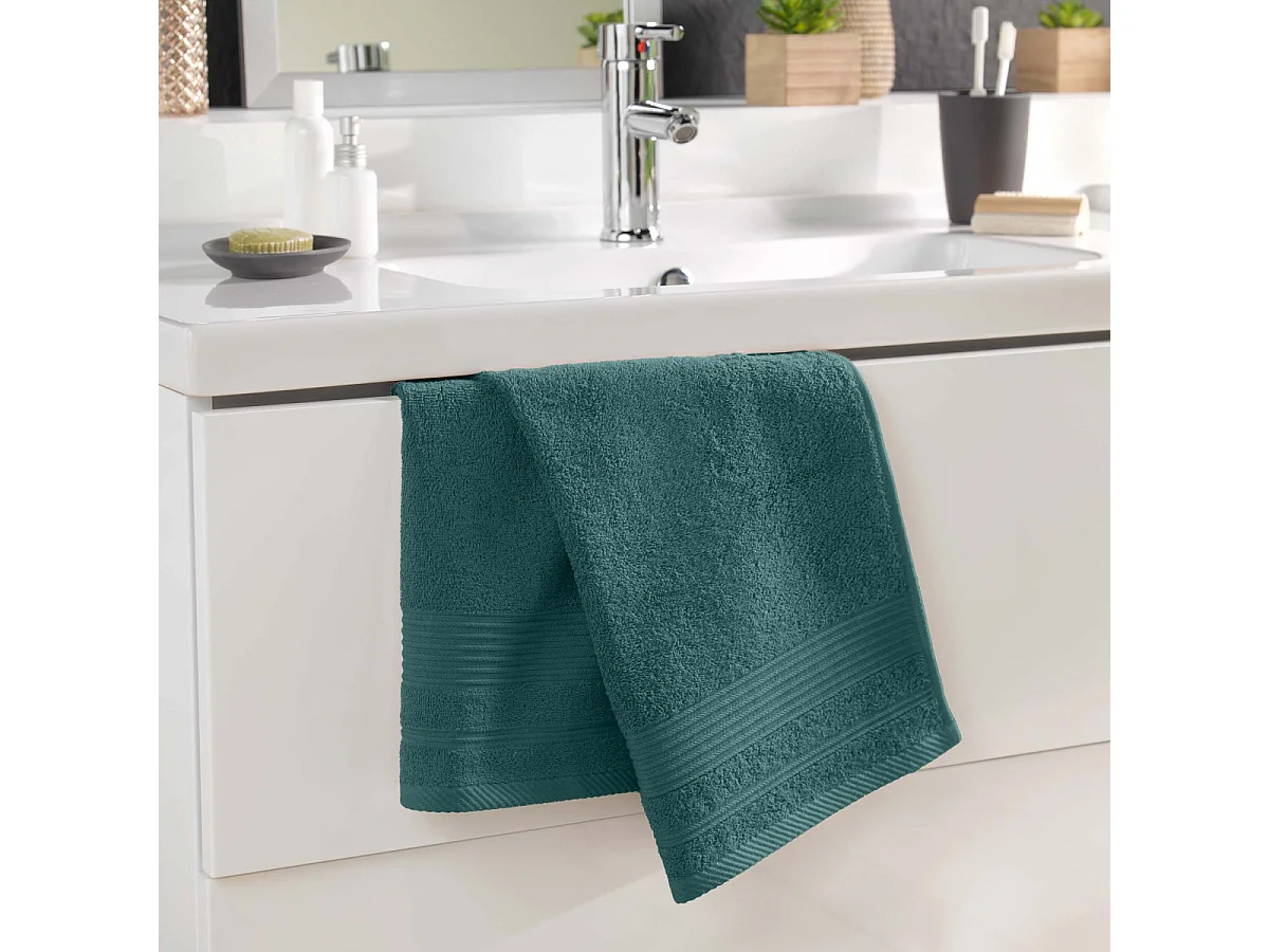 Serviette de Toilette "Tendresse " 50x90cm Orage