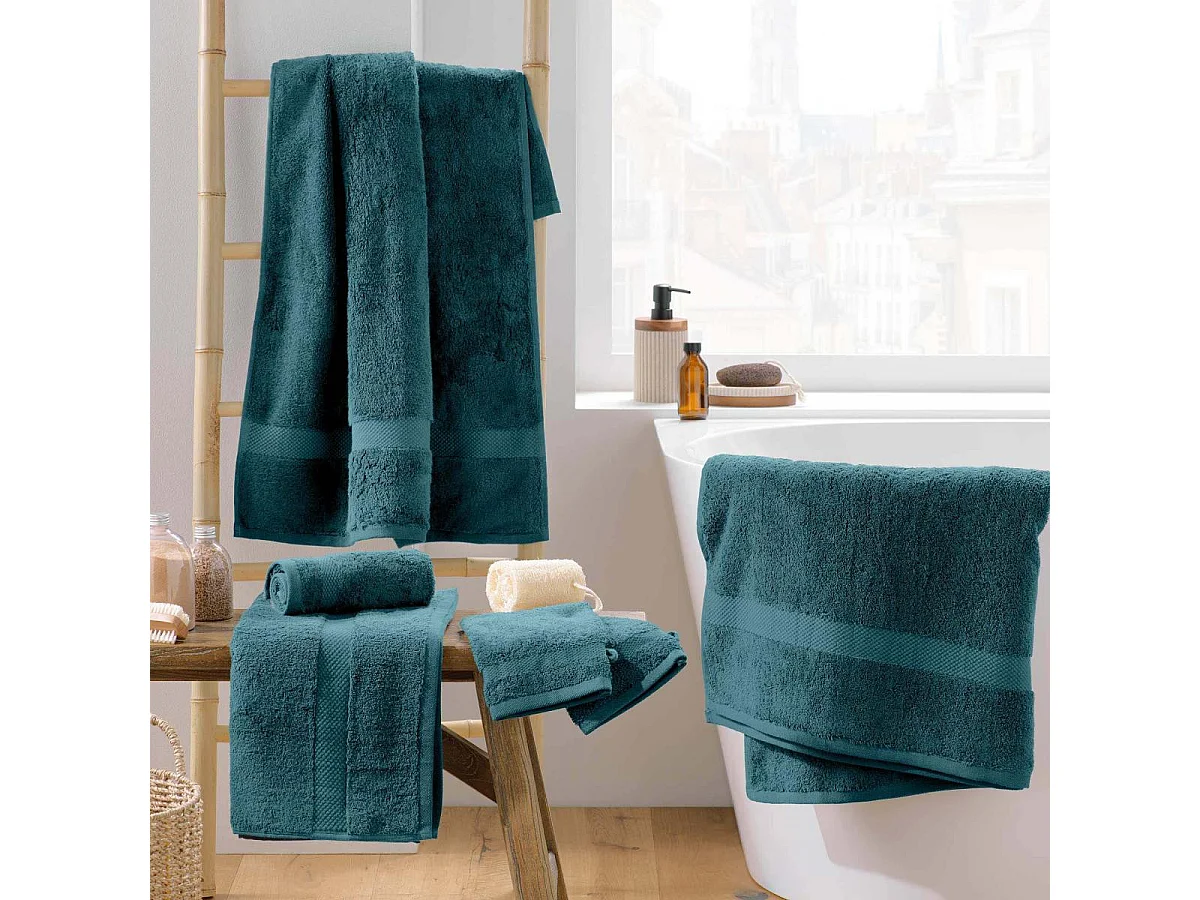 Drap de Bain "Elegance" 90x150cm Bleu