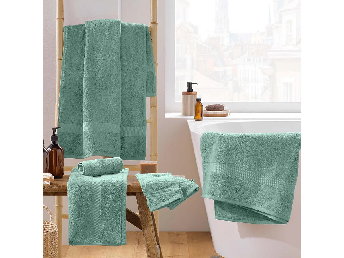 Drap de Bain "Elegance" 90x150cm Céladon