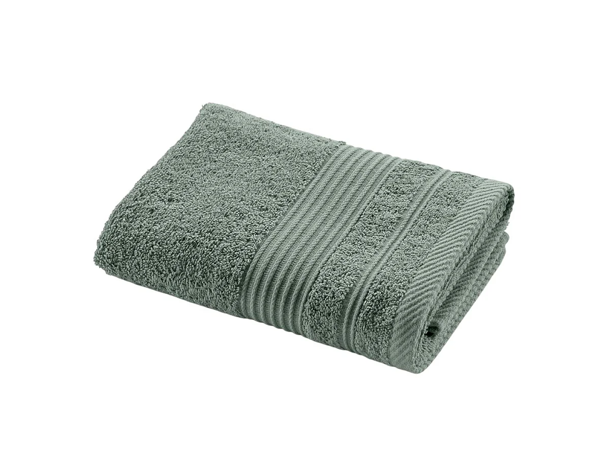 Serviette de Toilette "Tendresse " 50x90cm Vert Cèdre