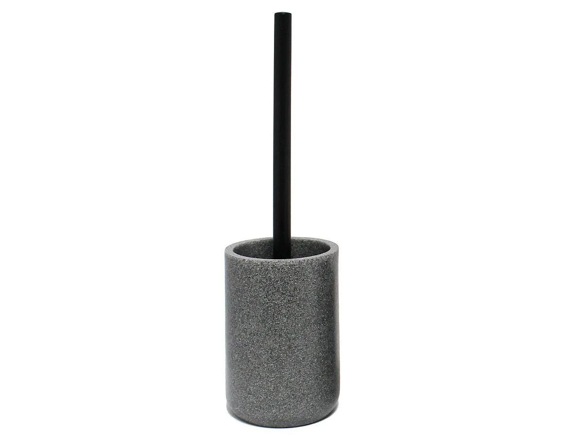 Brosse WC Design "Granite" 40cm Gris