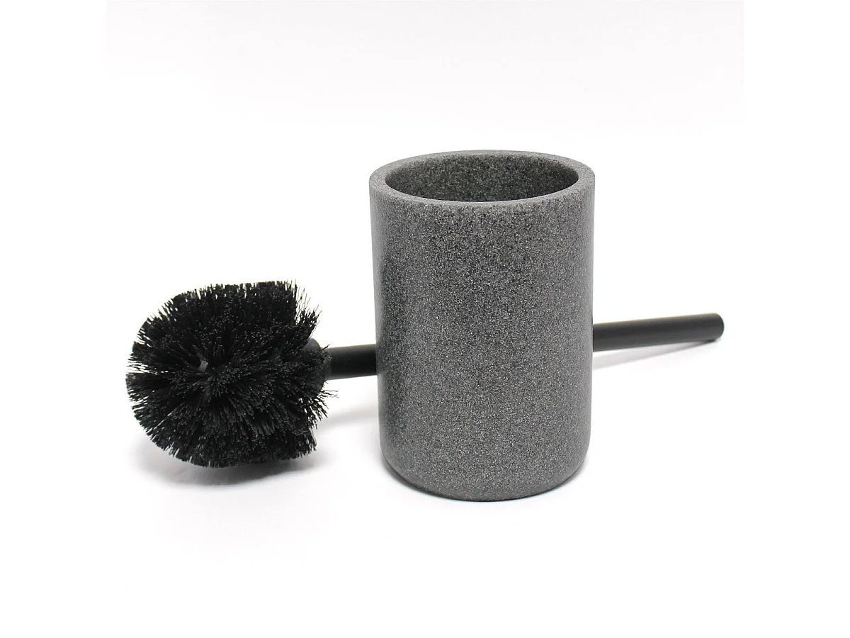 Brosse WC Design "Granite" 40cm Gris