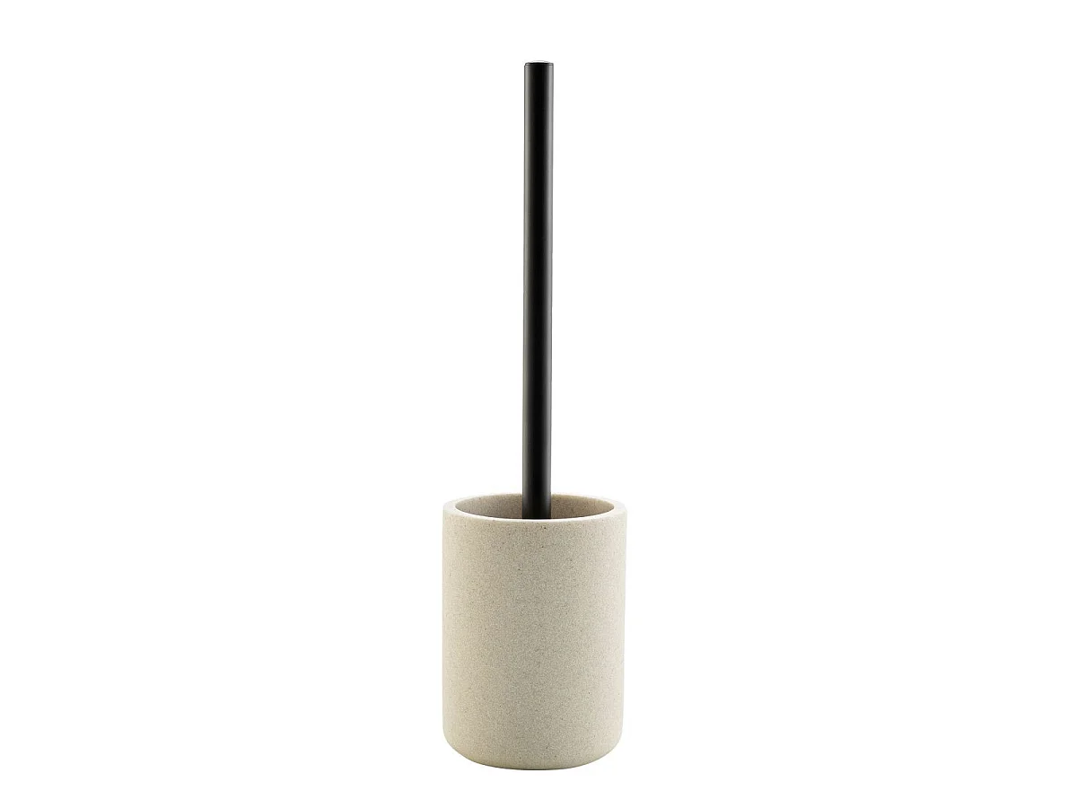 Brosse WC Design "Granite" 40cm Sable