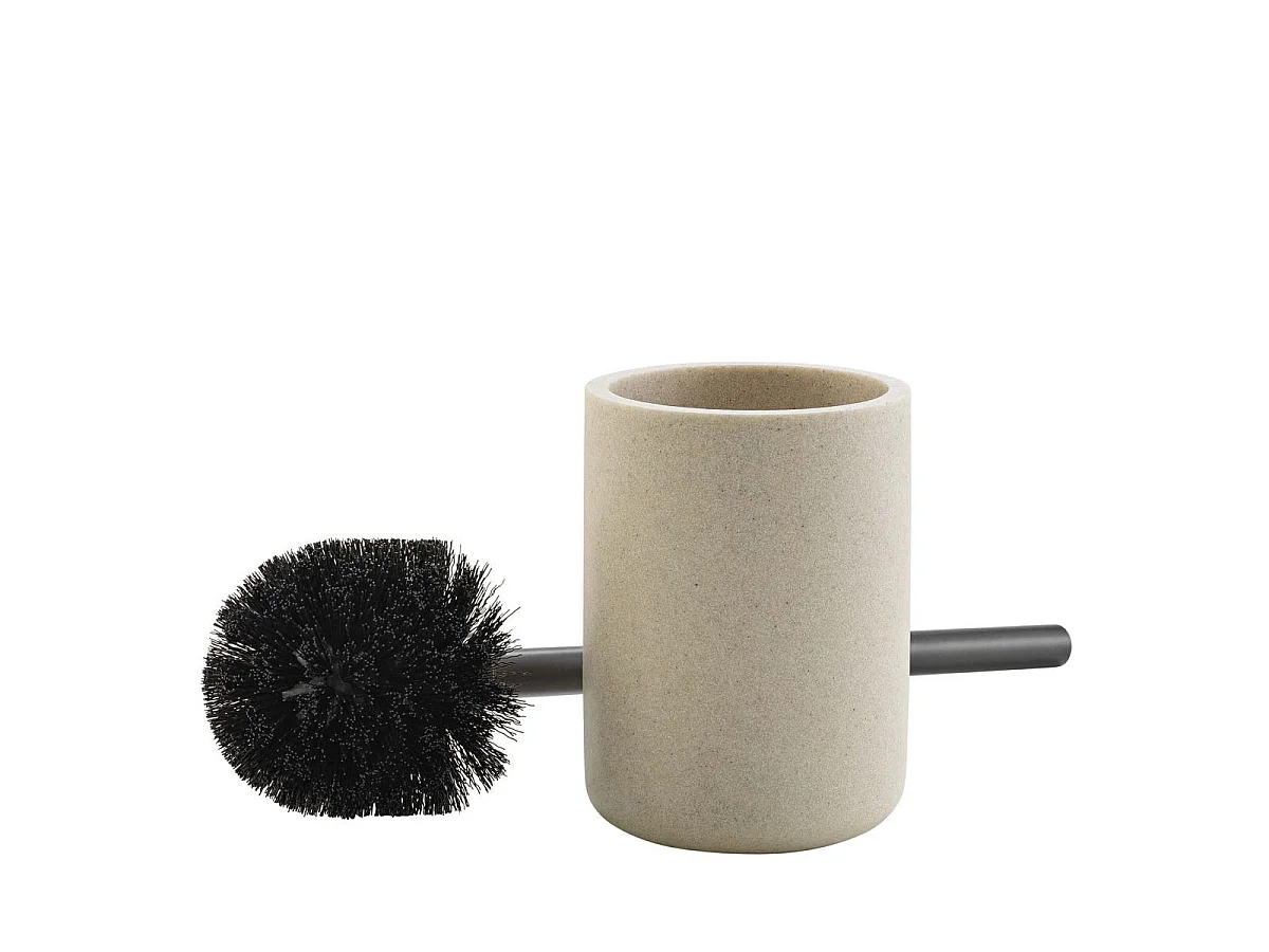 Brosse WC Design "Granite" 40cm Sable