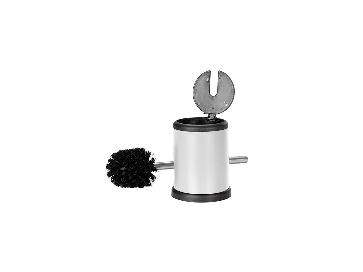 Brosse WC en Métal "Matteis" 38cm Blanc