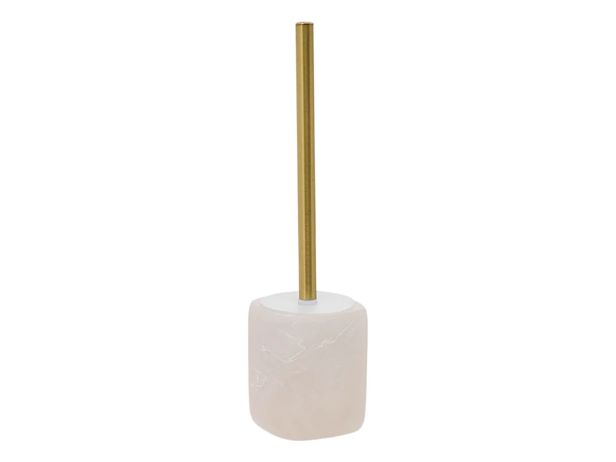 Brosse WC en Résine "Cloudy" 36cm Blanc