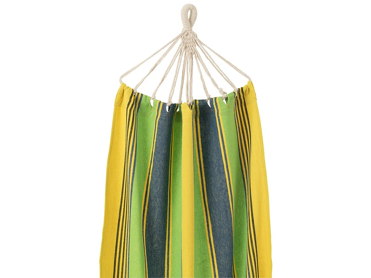 Hamac en Tissu "Rayures" 200cm Vert