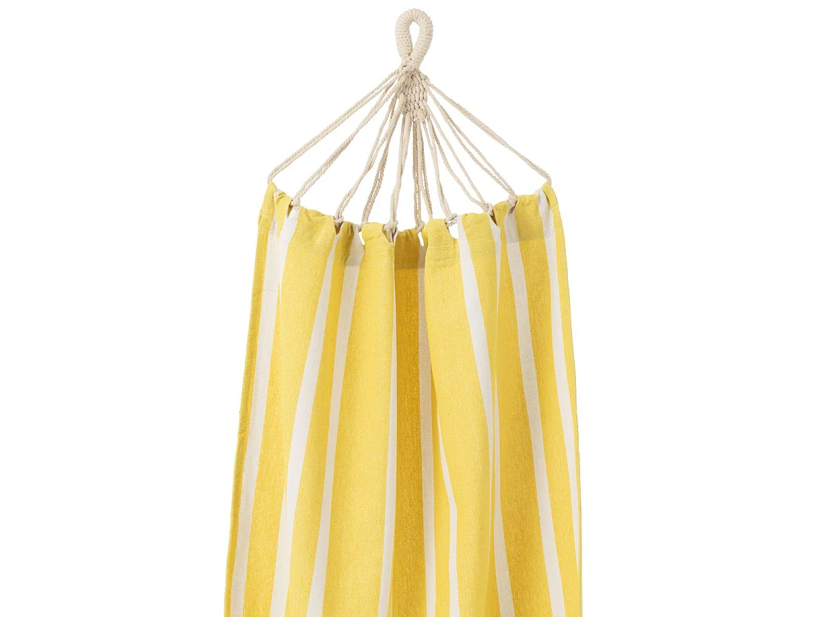 Hamac en Tissu "Rayures" 200cm Jaune