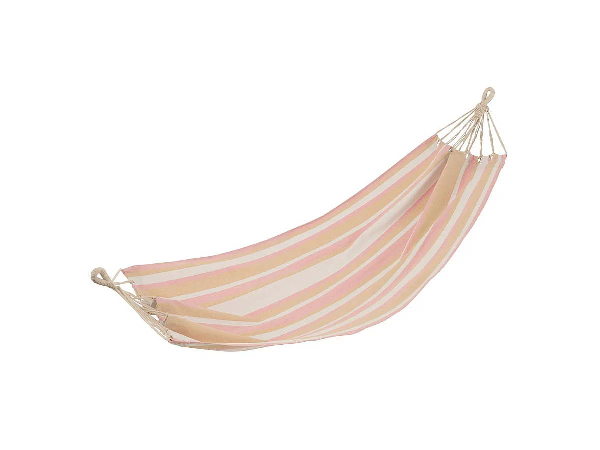 Hamac en Tissu "Rayures" 200cm Beige