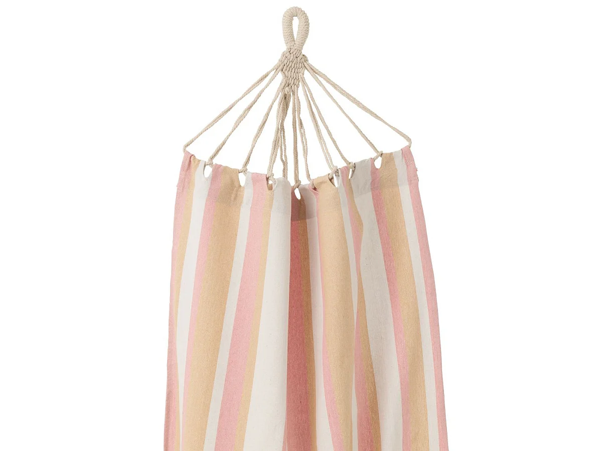 Hamac en Tissu "Rayures" 200cm Beige