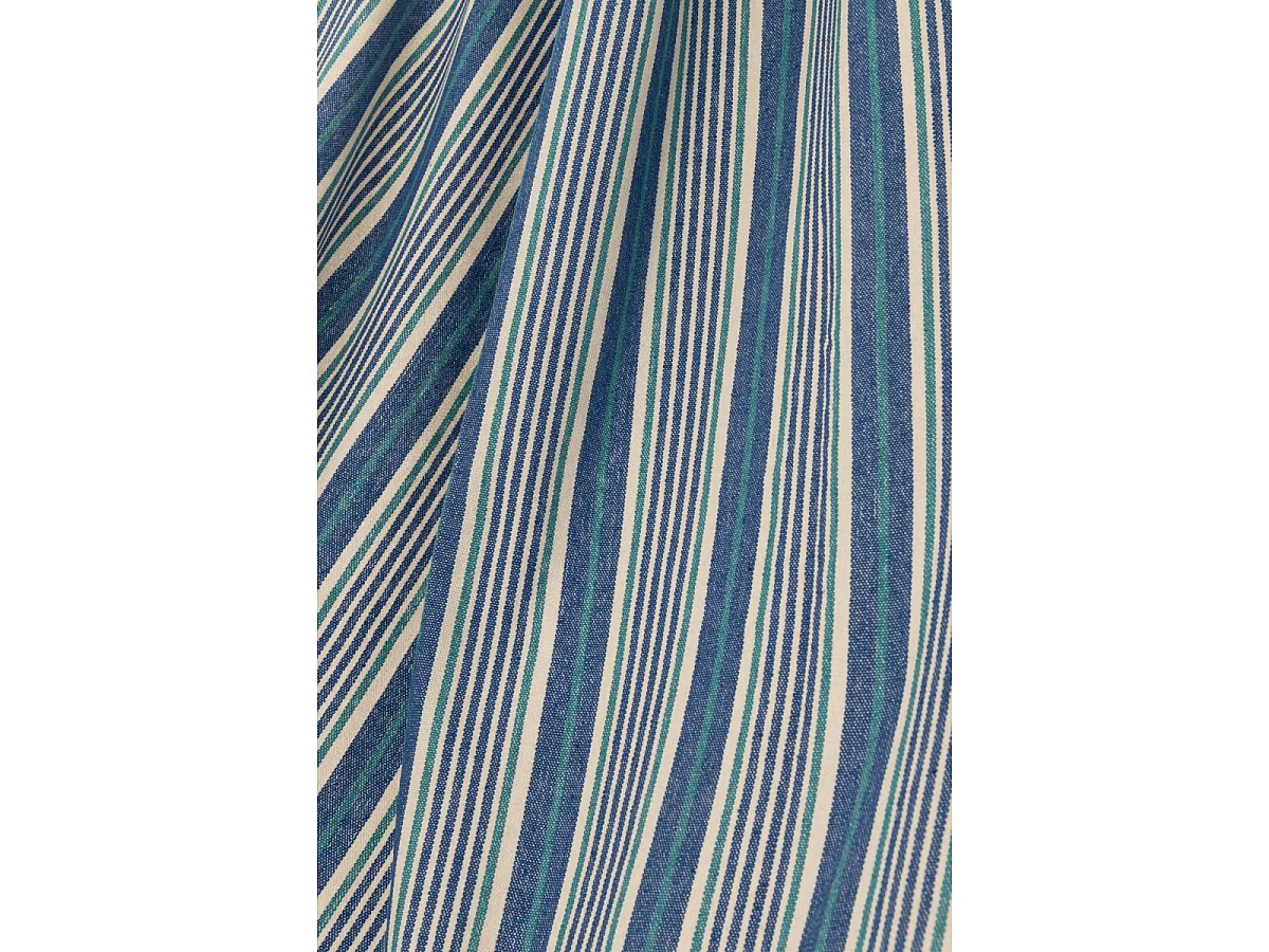 Hamac en Tissu "Rayures" 200cm Bleu