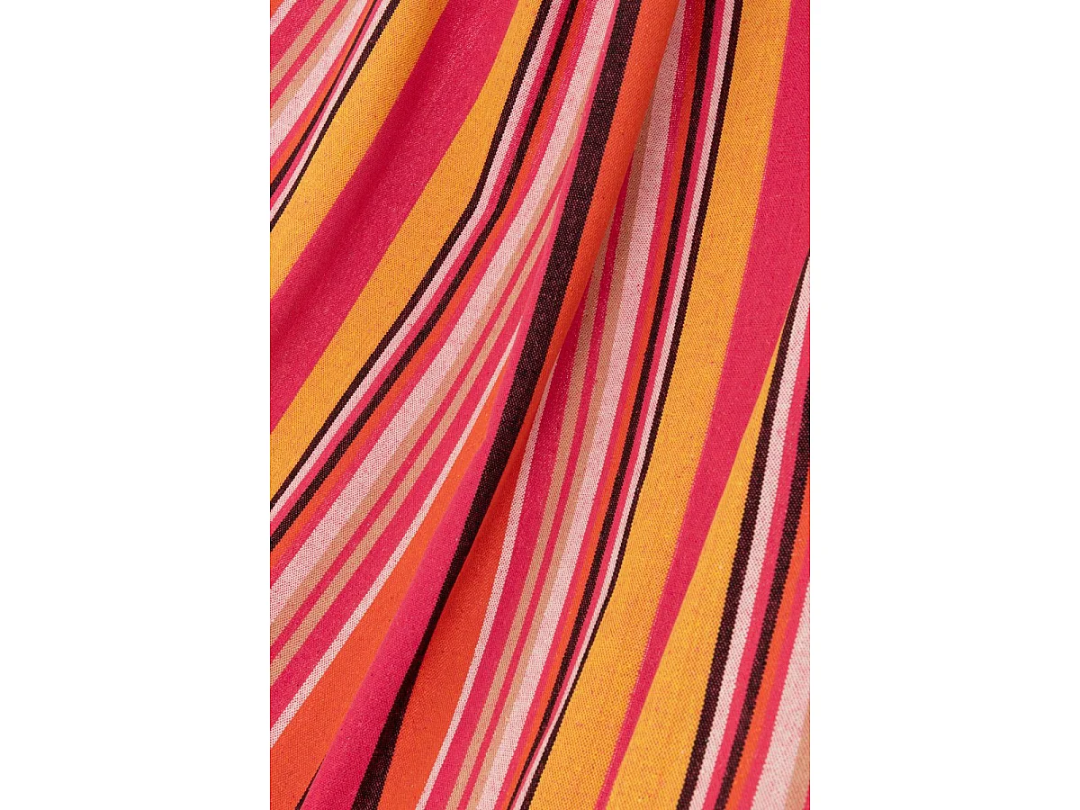 Hamac en Tissu "Rayures" 200cm Rose Foncé