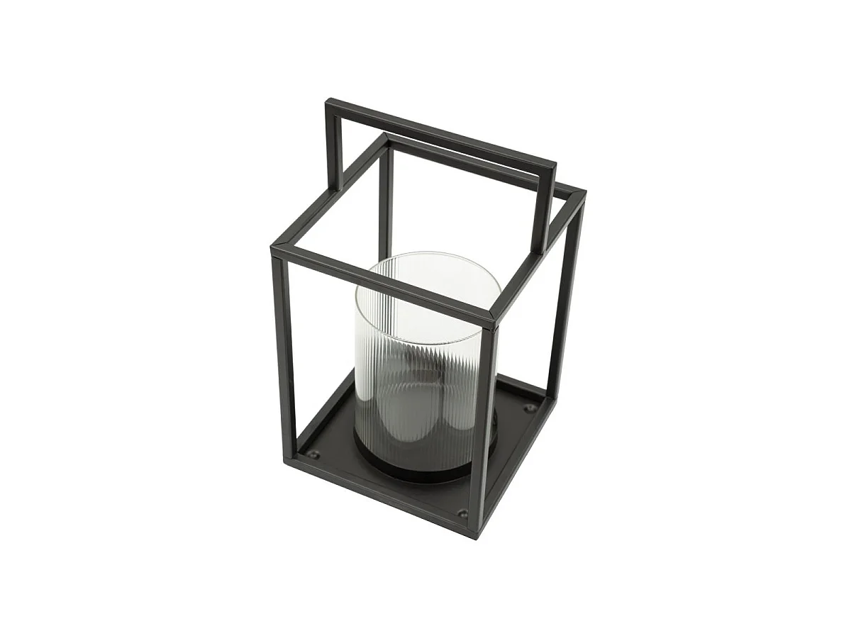 Lanterne en Métal "Simply Open" 31cm Noir