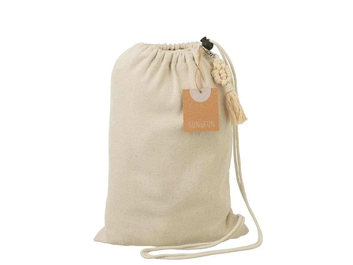 Hamac en Tissu "Uni" 200cm Beige Clair