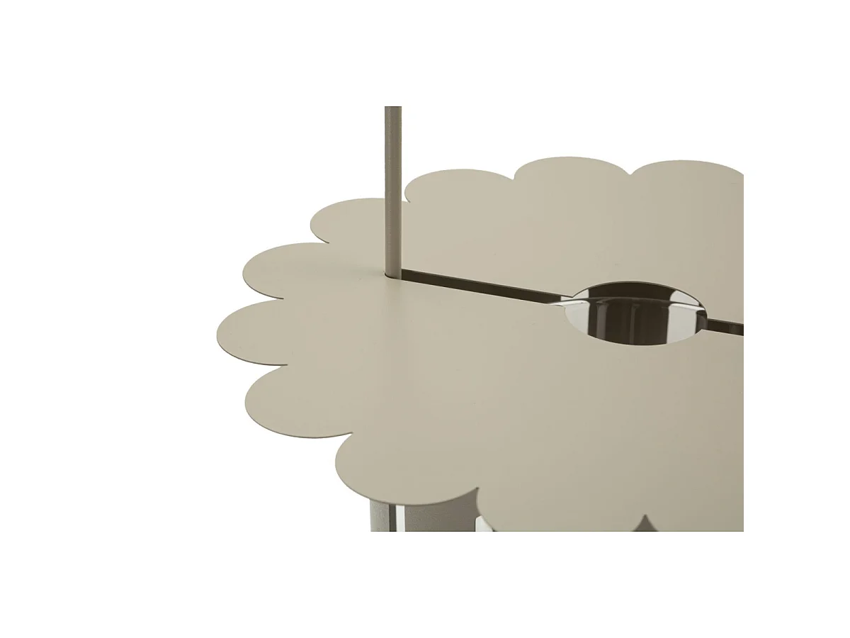 Lanterne en Métal "Saturn" 43cm Taupe