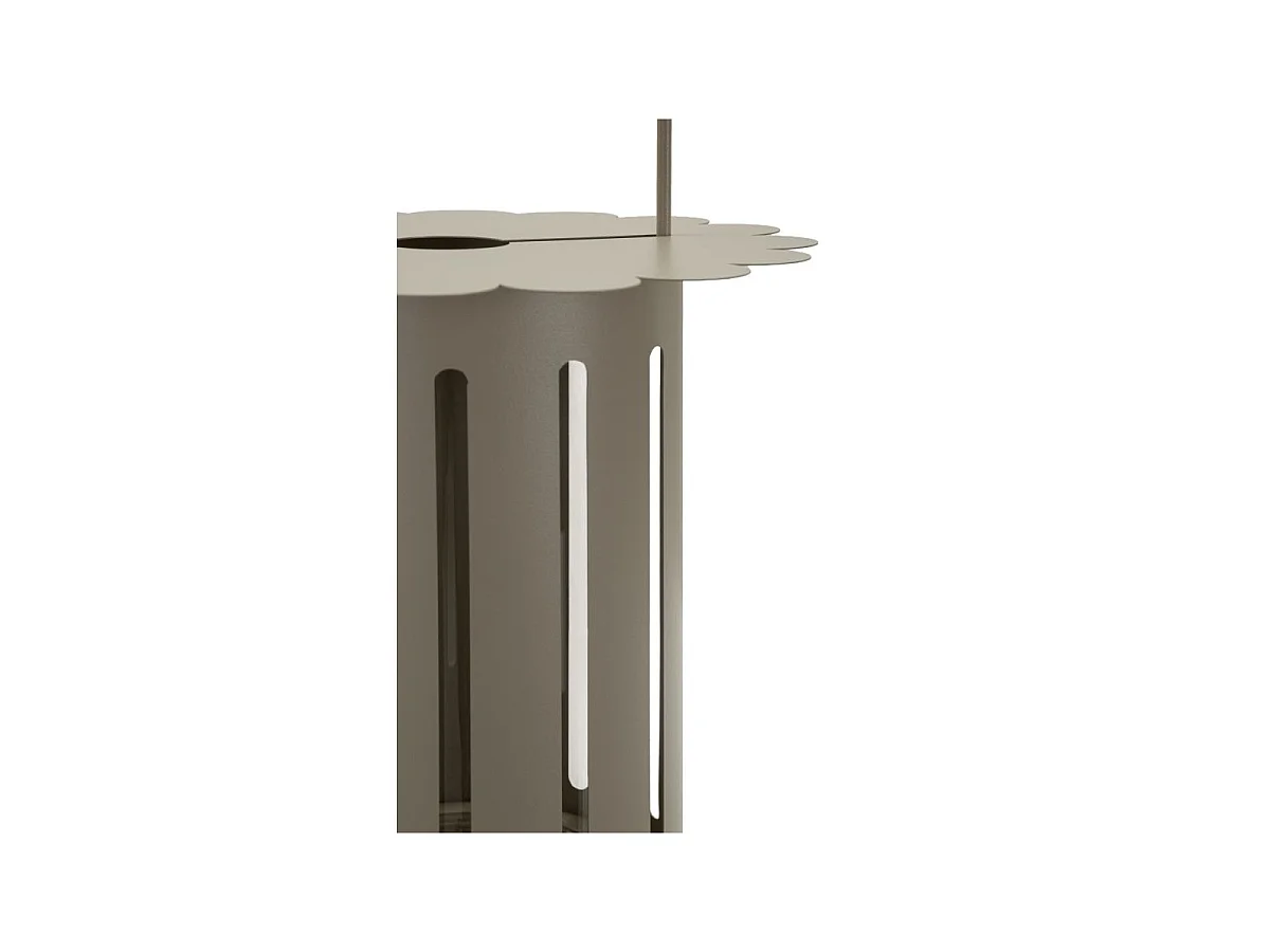 Lanterne en Métal "Saturn" 43cm Taupe