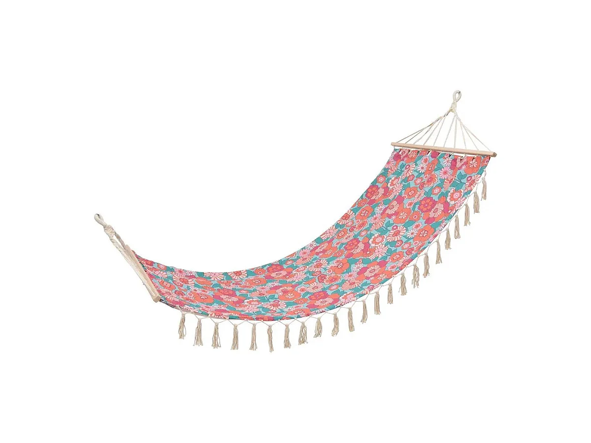 Hamac Fleuri en Tissu "Chachapop" 270cm Multicolore