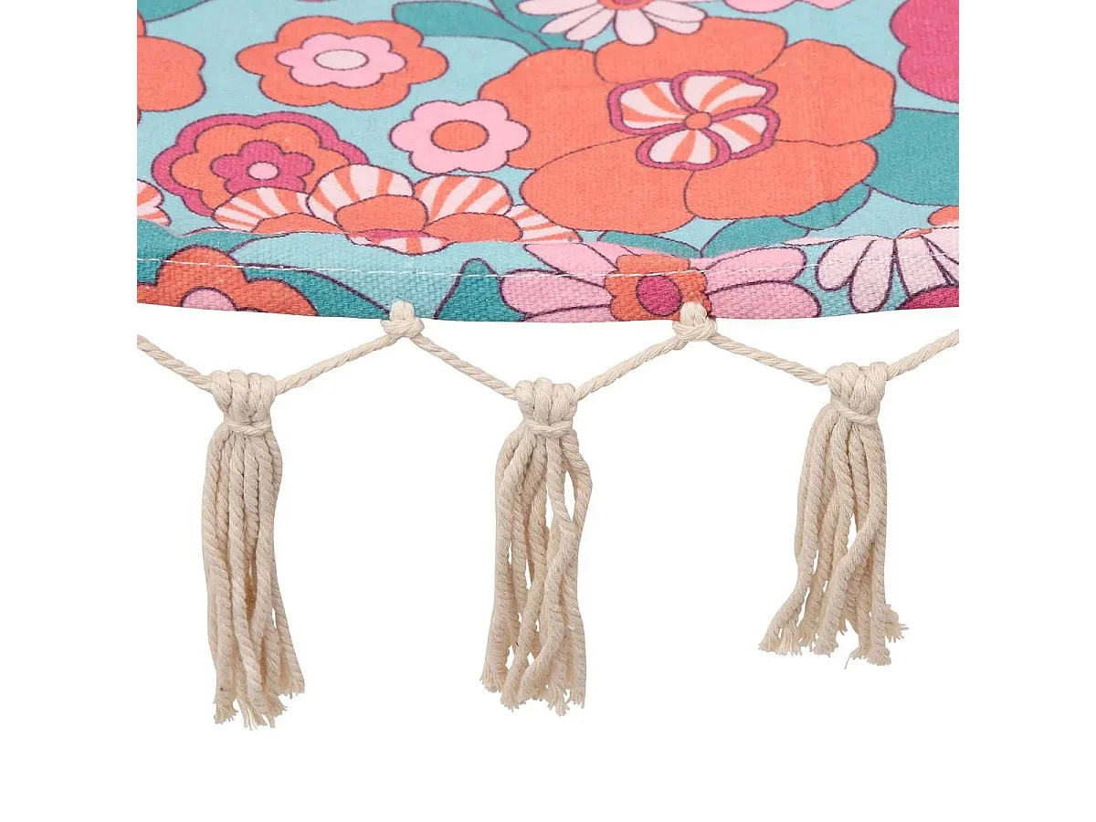 Hamac Fleuri en Tissu "Chachapop" 270cm Multicolore