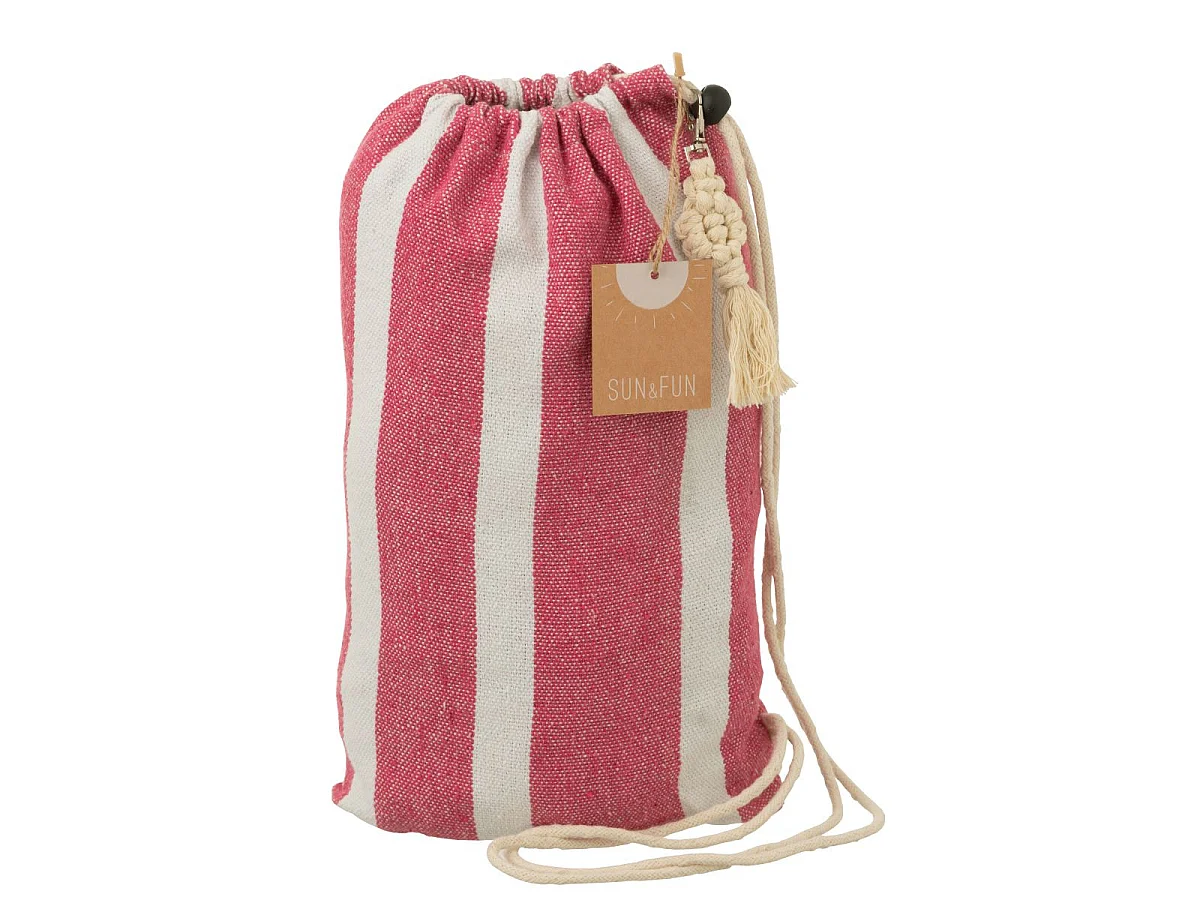 Hamac en Tissu "Petites Rayures" 200cm Rose