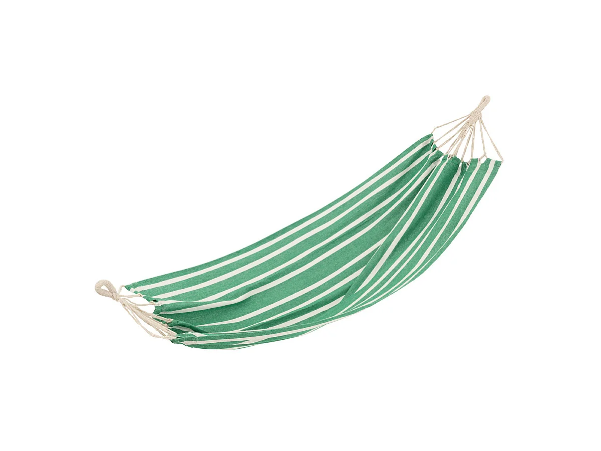 Hamac en Tissu "Petites Rayures" 200cm Vert Foncé