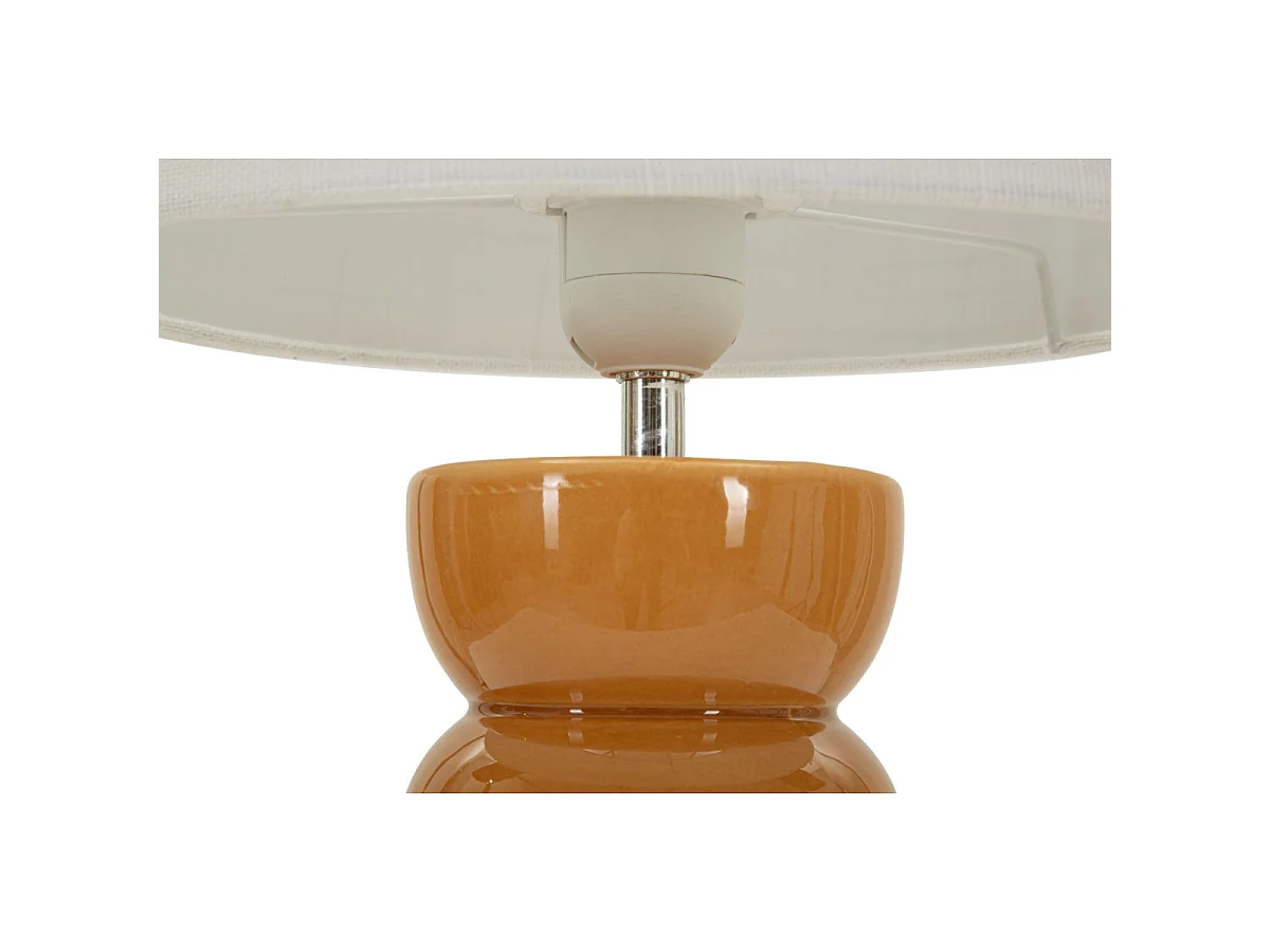 Lampe à Poser en Céramique "Torr" 46cm Moutarde