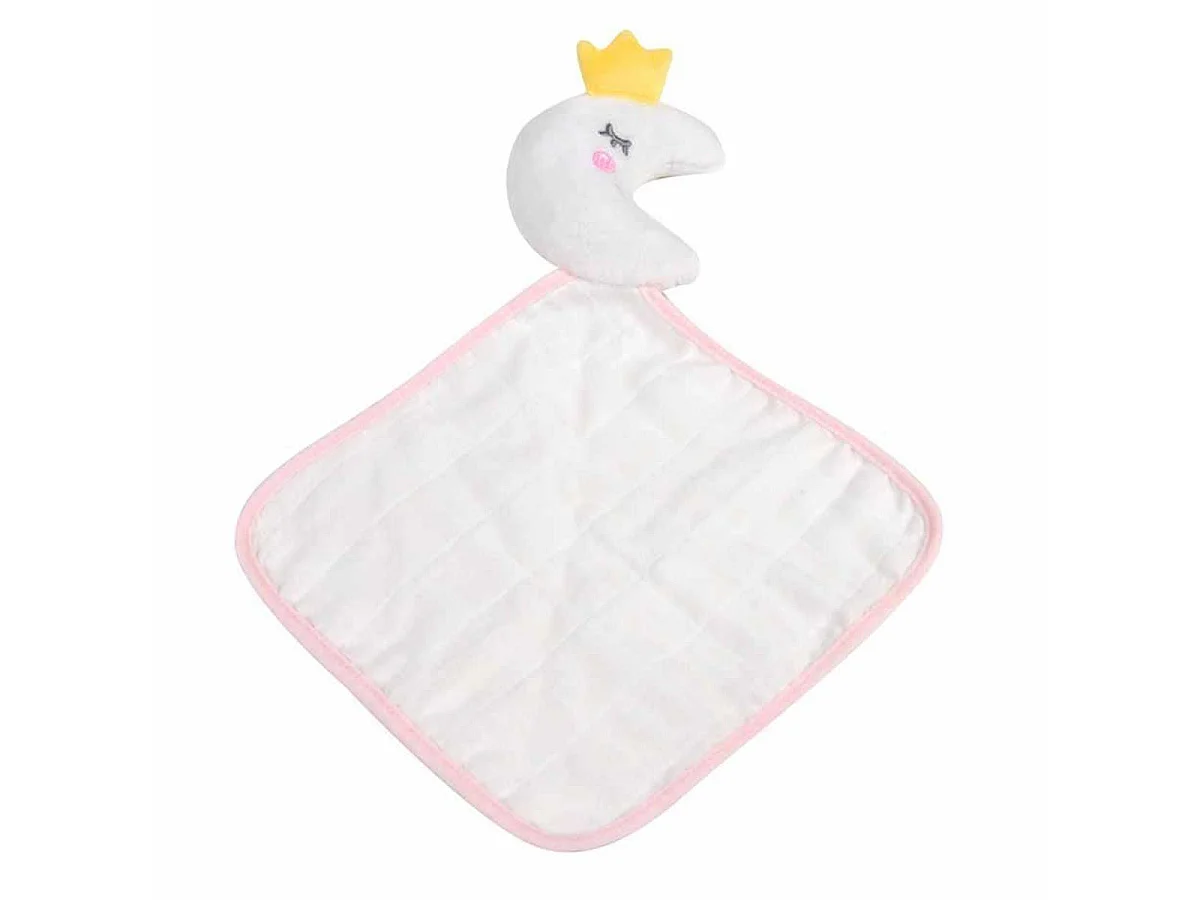Doudou avec Lange "Lune" 18cm Rose
