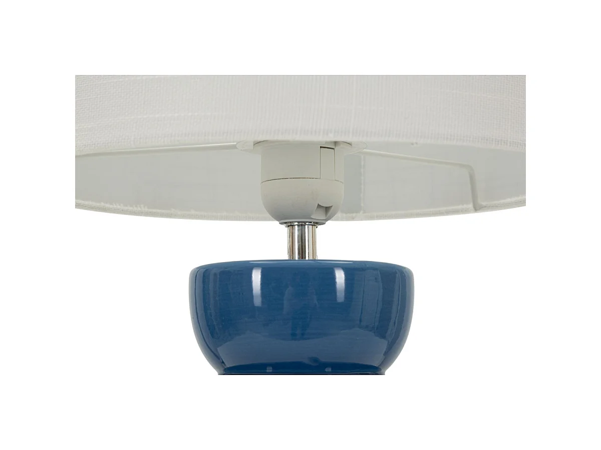 Lampe à Poser en Céramique "Torr" 46cm Bleu