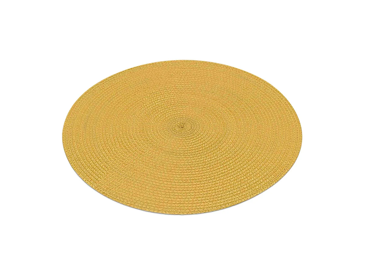 Set de Table Uni "Zebulon" 35cm Moutarde