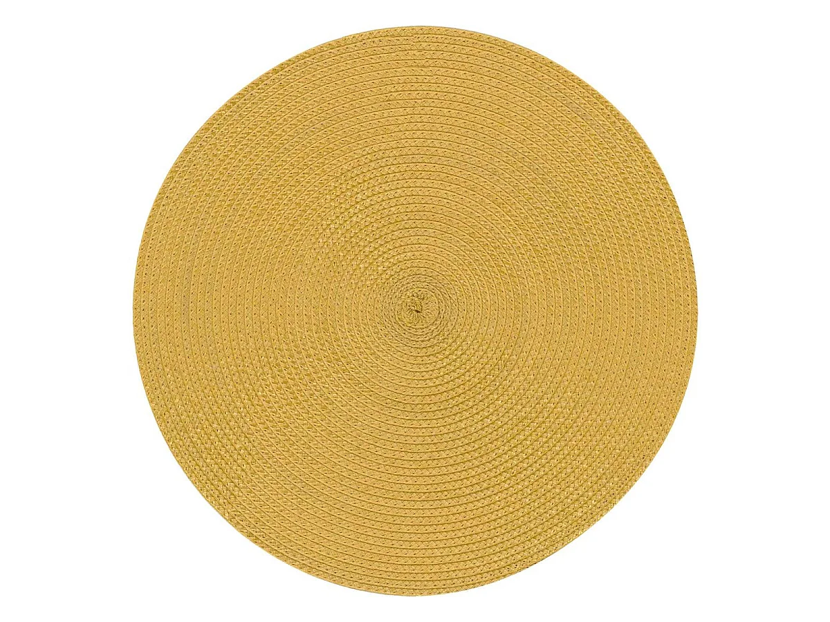 Set de Table Uni "Zebulon" 35cm Moutarde