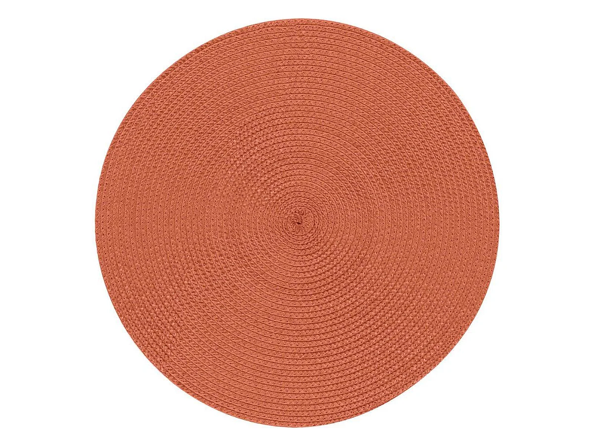 Set de Table Uni "Zebulon" 35cm Terracotta
