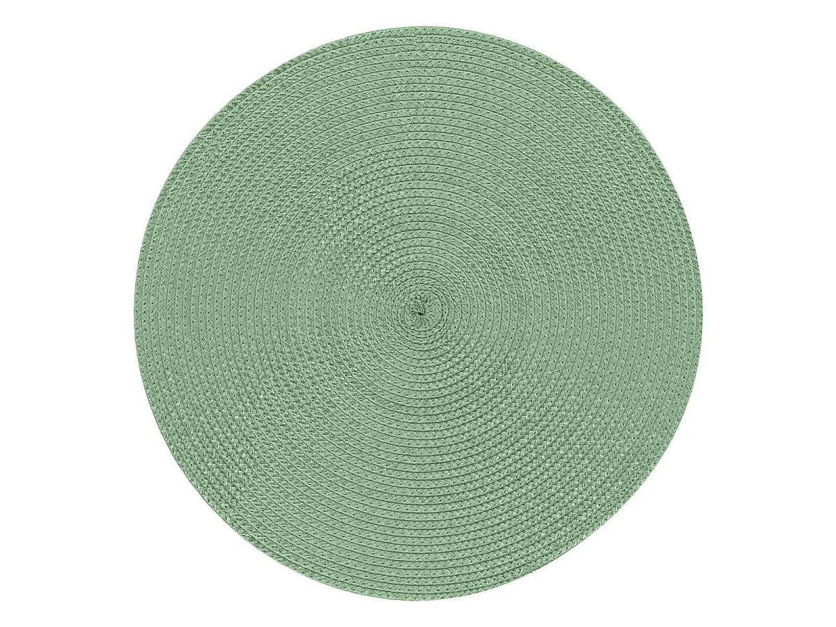 Set de Table Uni "Zebulon" 35cm Vert Verveine