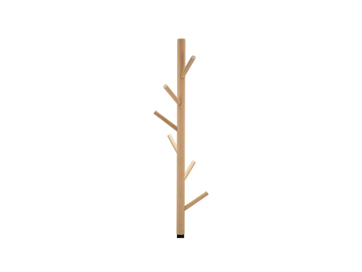 Appendiabiti in legno con base in marmo CM Ø 36X172