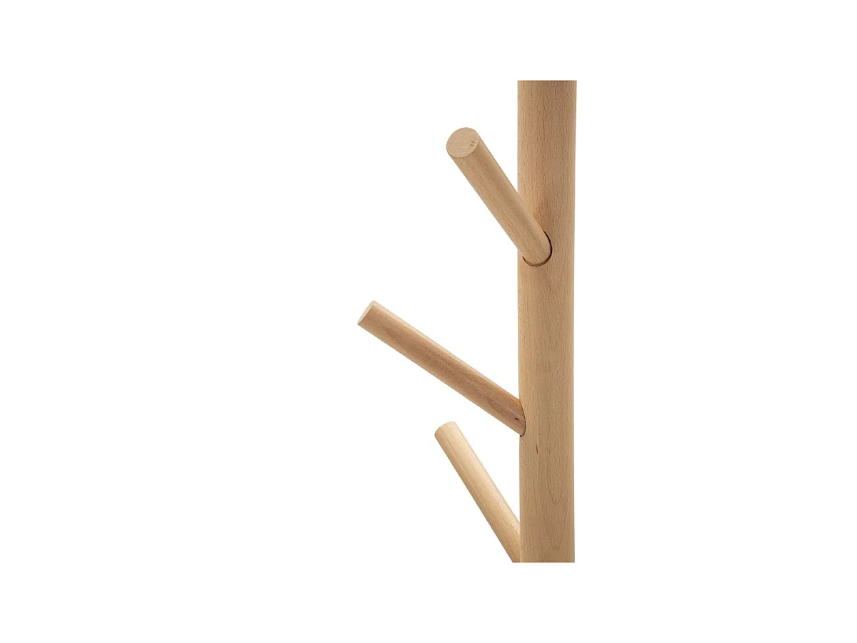 Appendiabiti in legno con base in marmo CM Ø 36X172