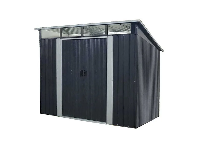 Abri de jardin acier 4,59 m2. avec kit dancrage inclus