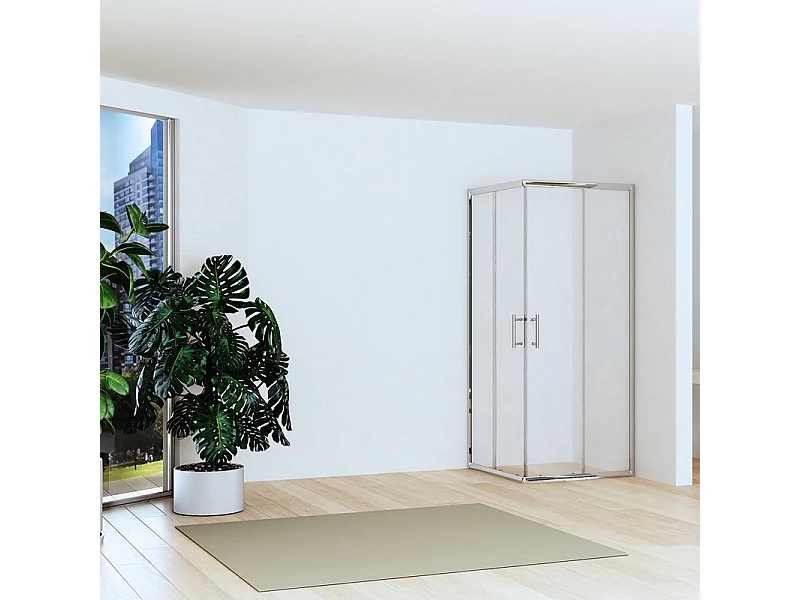 Box doccia 70x100 altezza ridotta 170 cm vetro anticalcare | CHIARA EDGE-R kamalu